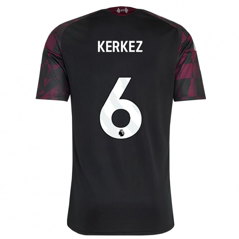 Danxen Mujer Camiseta Milos Kerkez #6 Negro Blanco Púrpura Equipación Tercera 2026/27 La Camisa México