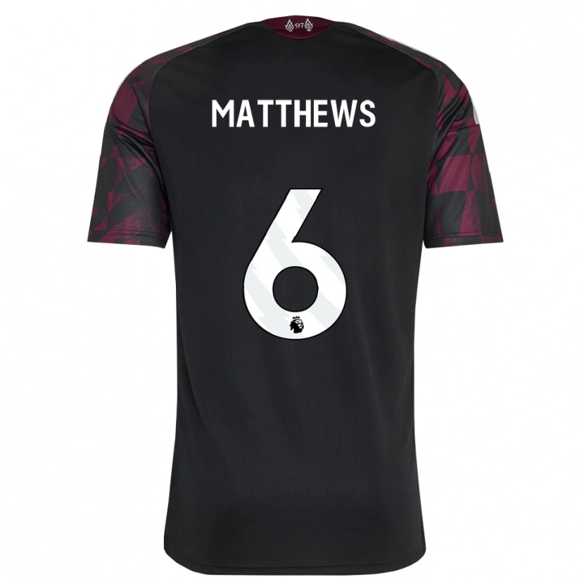 Danxen Mujer Camiseta Jasmine Matthews #6 Negro Blanco Púrpura Equipación Tercera 2026/27 La Camisa México