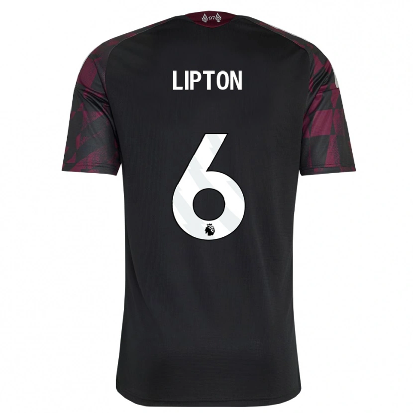 Danxen Mujer Camiseta Joe Lipton #6 Negro Blanco Púrpura Equipación Tercera 2026/27 La Camisa México