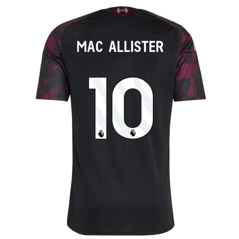 Danxen Mujer Camiseta Alexis Mac Allister #10 Negro Blanco Púrpura Equipación Tercera 2026/27 La Camisa México