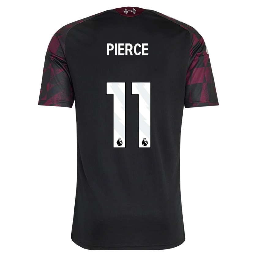 Danxen Mujer Camiseta Alfie Pierce #11 Negro Blanco Púrpura Equipación Tercera 2026/27 La Camisa México