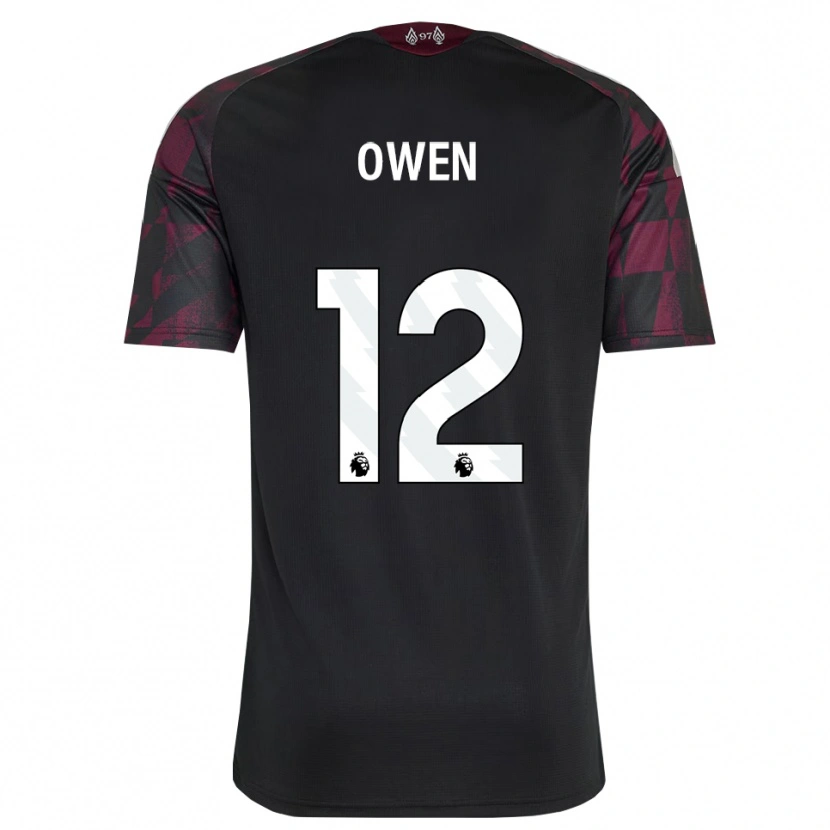 Danxen Mujer Camiseta Harvey Owen #12 Negro Blanco Púrpura Equipación Tercera 2026/27 La Camisa México