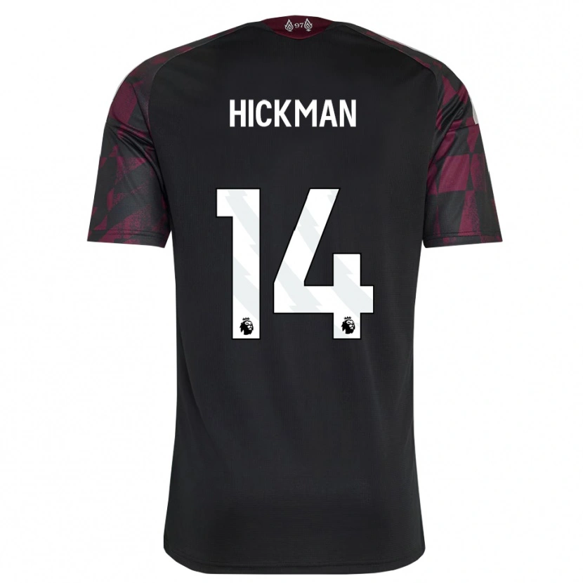 Danxen Mujer Camiseta Ellis Hickman #14 Negro Blanco Púrpura Equipación Tercera 2026/27 La Camisa México