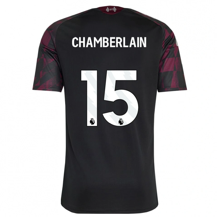 Danxen Mujer Camiseta Alex Oxlade Chamberlain #15 Negro Blanco Púrpura Equipación Tercera 2026/27 La Camisa México