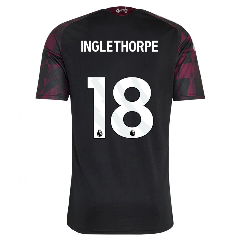 Danxen Mujer Camiseta Finn Inglethorpe #18 Negro Blanco Púrpura Equipación Tercera 2026/27 La Camisa México