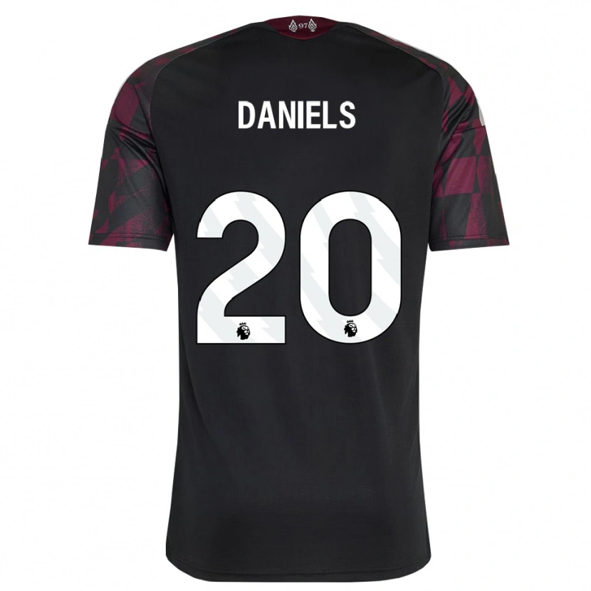 Danxen Mujer Camiseta Yana Daniels #20 Negro Blanco Púrpura Equipación Tercera 2026/27 La Camisa México