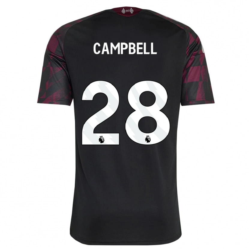 Danxen Mujer Camiseta Megan Campbell #28 Negro Blanco Púrpura Equipación Tercera 2026/27 La Camisa México