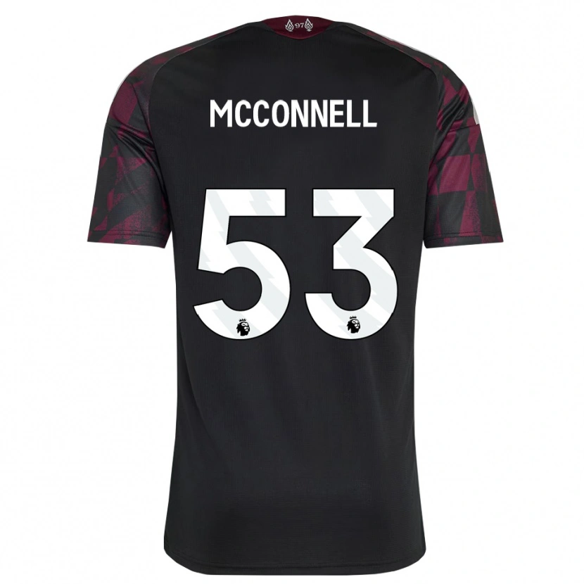Danxen Mujer Camiseta James Mcconnell #53 Negro Blanco Púrpura Equipación Tercera 2026/27 La Camisa México