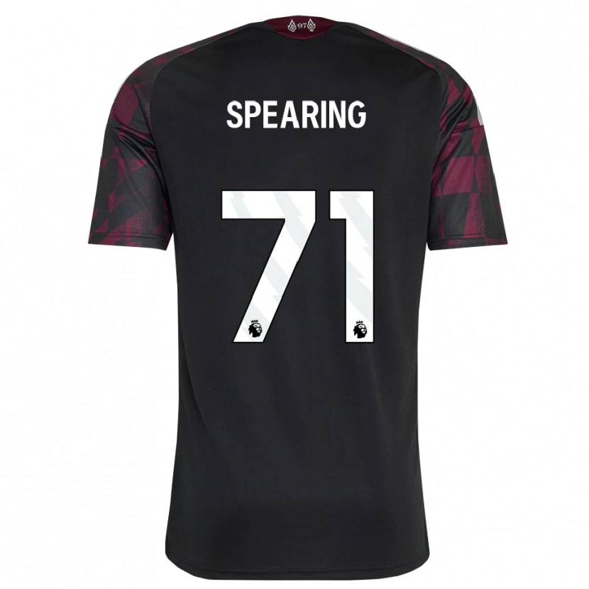 Danxen Mujer Camiseta Jay Spearing #71 Negro Blanco Púrpura Equipación Tercera 2026/27 La Camisa México