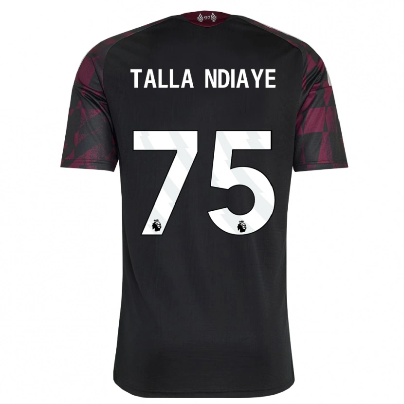 Danxen Mujer Camiseta Mor Talla Ndiaye #75 Negro Blanco Púrpura Equipación Tercera 2026/27 La Camisa México