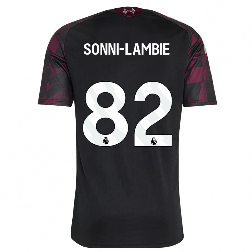 Danxen Mujer Camiseta Joshua Sonni-Lambie #82 Negro Blanco Púrpura Equipación Tercera 2026/27 La Camisa México