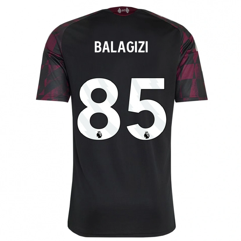 Danxen Mujer Camiseta James Balagizi #85 Negro Blanco Púrpura Equipación Tercera 2026/27 La Camisa México
