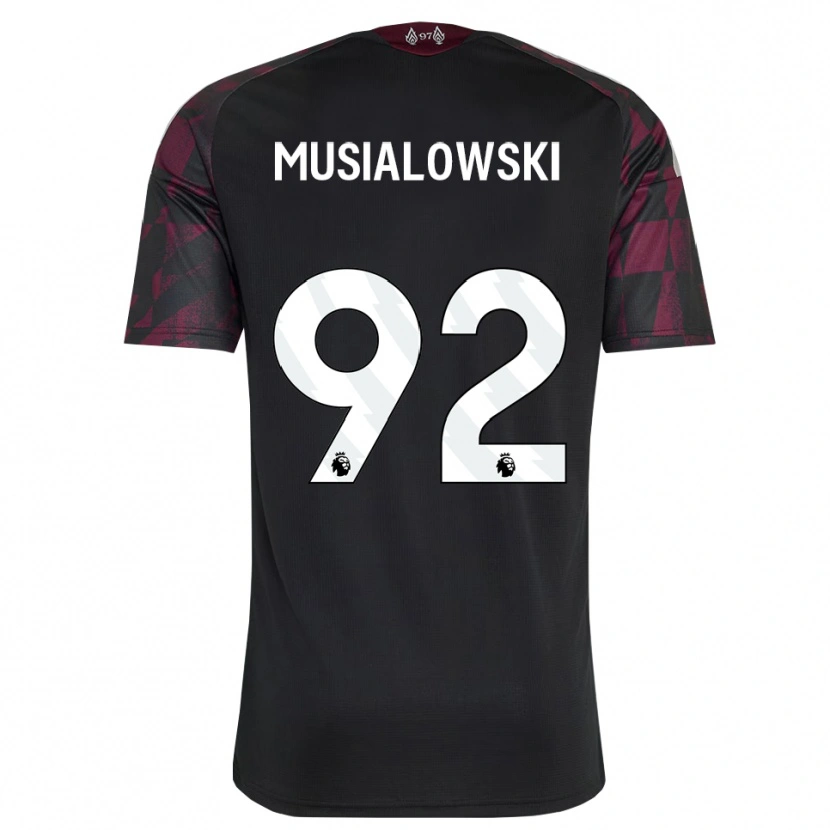 Danxen Mujer Camiseta Mateusz Musialowski #92 Negro Blanco Púrpura Equipación Tercera 2026/27 La Camisa México
