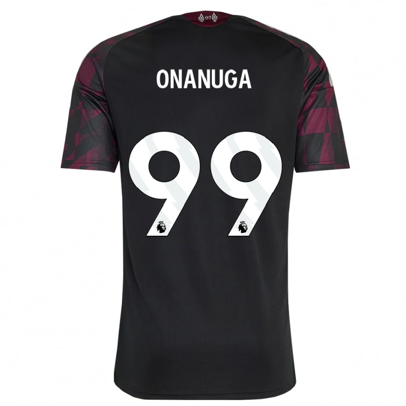Danxen Mujer Camiseta Fola Onanuga #99 Negro Blanco Púrpura Equipación Tercera 2026/27 La Camisa México