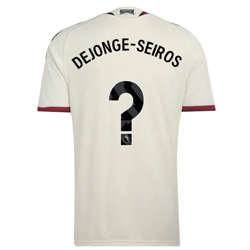 Danxen Mujer Camiseta Edson Dejonge-Seiros #0 Beige Negro Rojo Equipación Tercera 2026/27 La Camisa México
