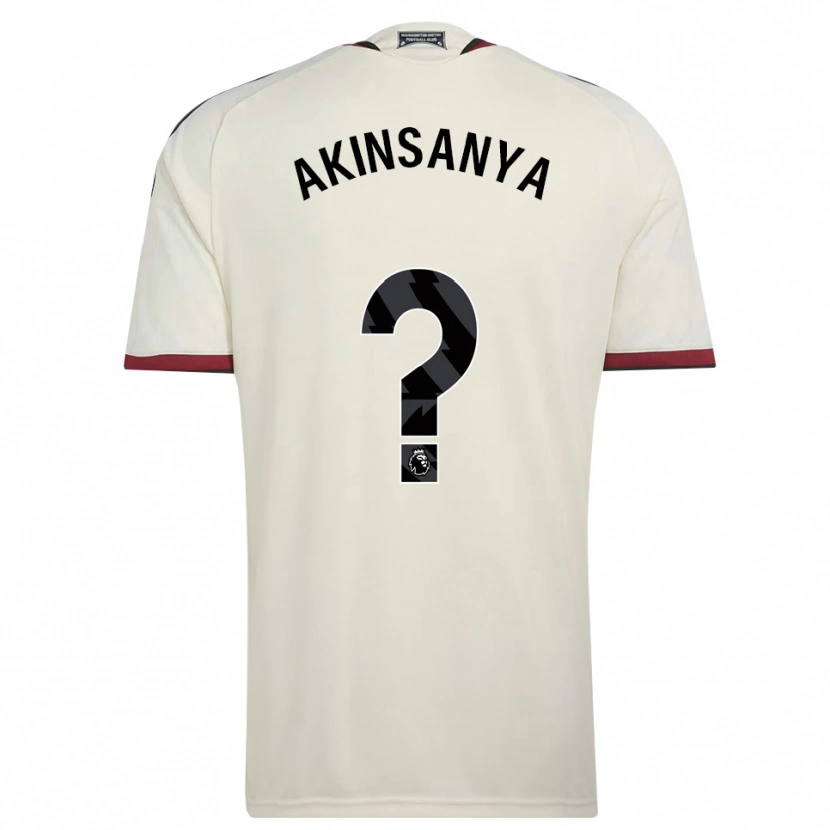 Danxen Mujer Camiseta Joseph Akinsanya #0 Beige Negro Rojo Equipación Tercera 2026/27 La Camisa México