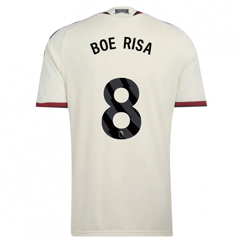 Danxen Mujer Camiseta Vilde Boe Risa #8 Beige Negro Rojo Equipación Tercera 2026/27 La Camisa México
