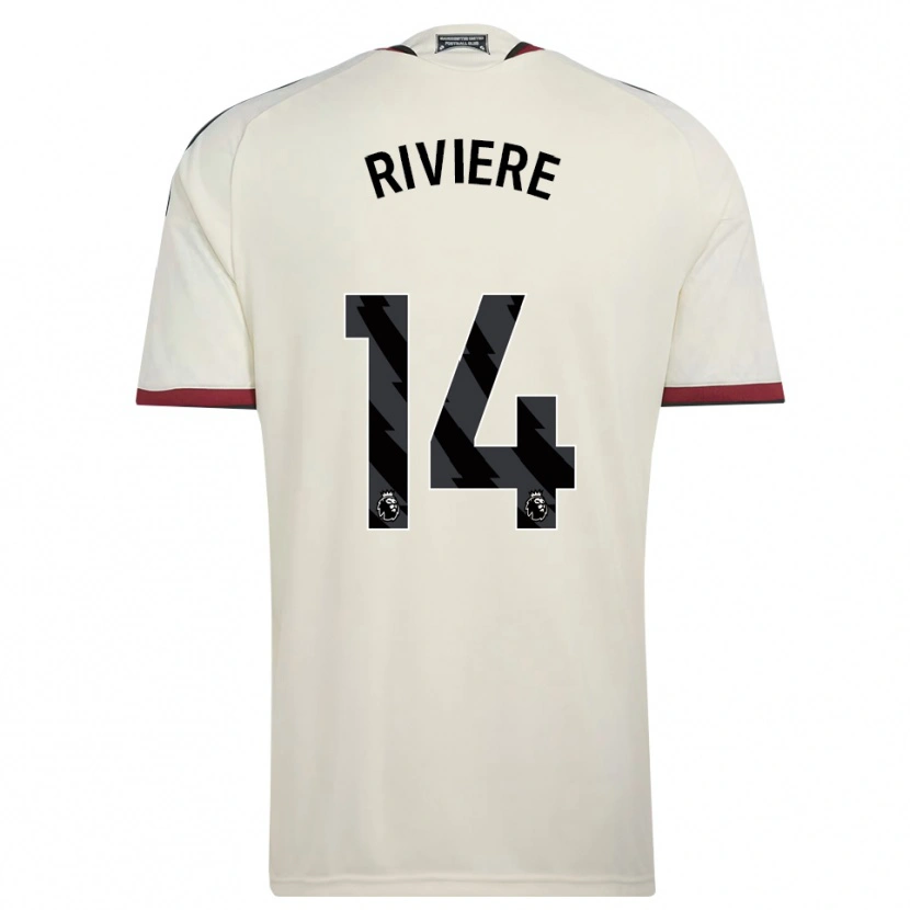 Danxen Mujer Camiseta Jayde Riviere #14 Beige Negro Rojo Equipación Tercera 2026/27 La Camisa México