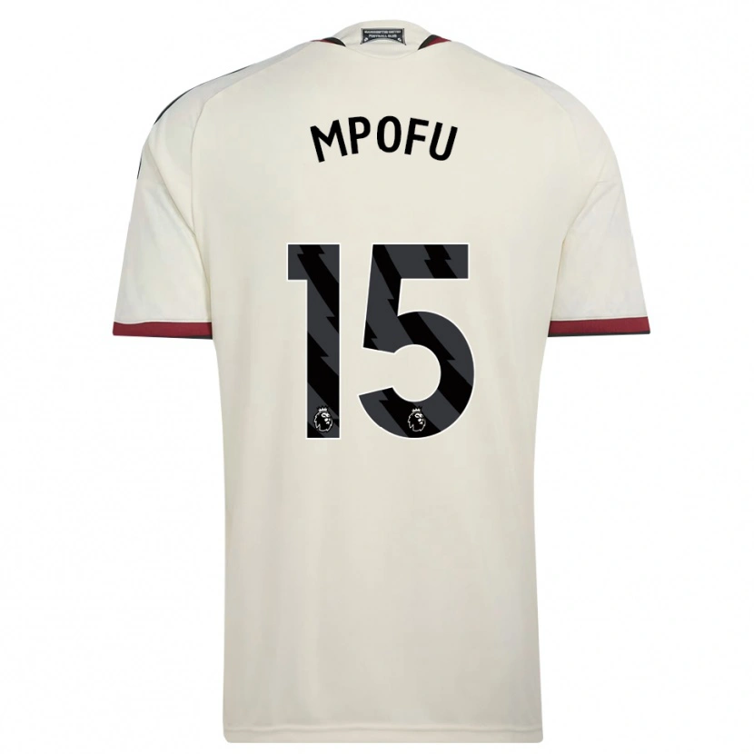 Danxen Mujer Camiseta Camron Mpofu #15 Beige Negro Rojo Equipación Tercera 2026/27 La Camisa México