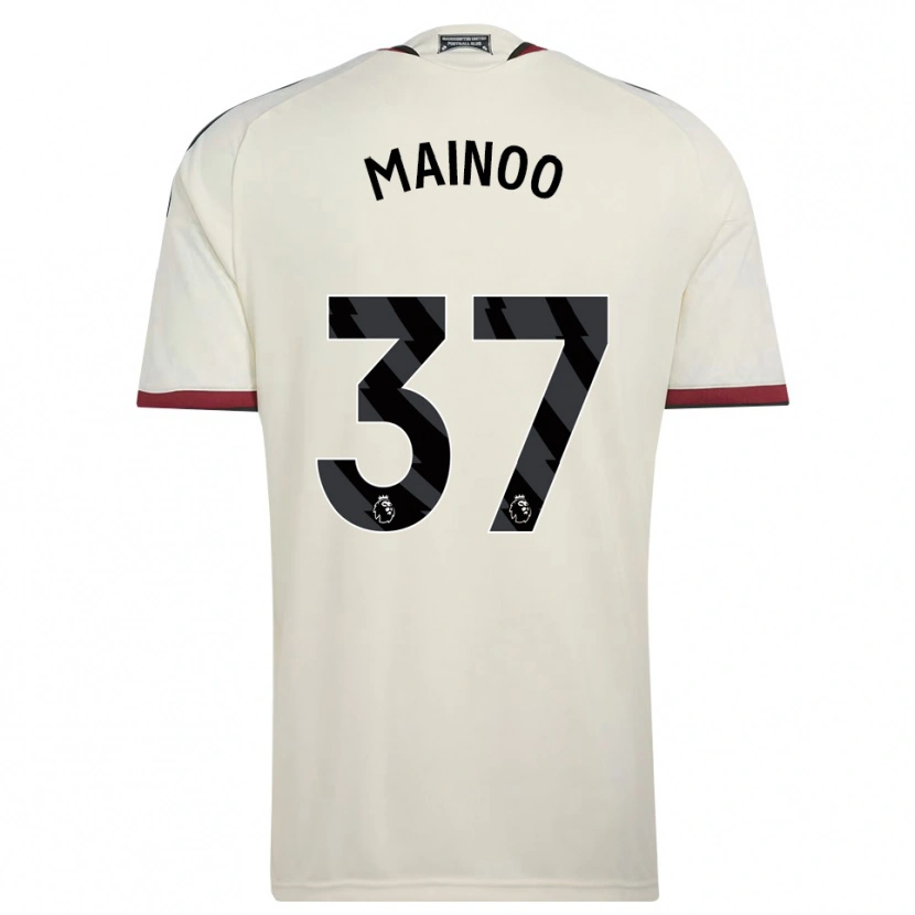 Danxen Mujer Camiseta Kobbie Mainoo #37 Beige Negro Rojo Equipación Tercera 2026/27 La Camisa México