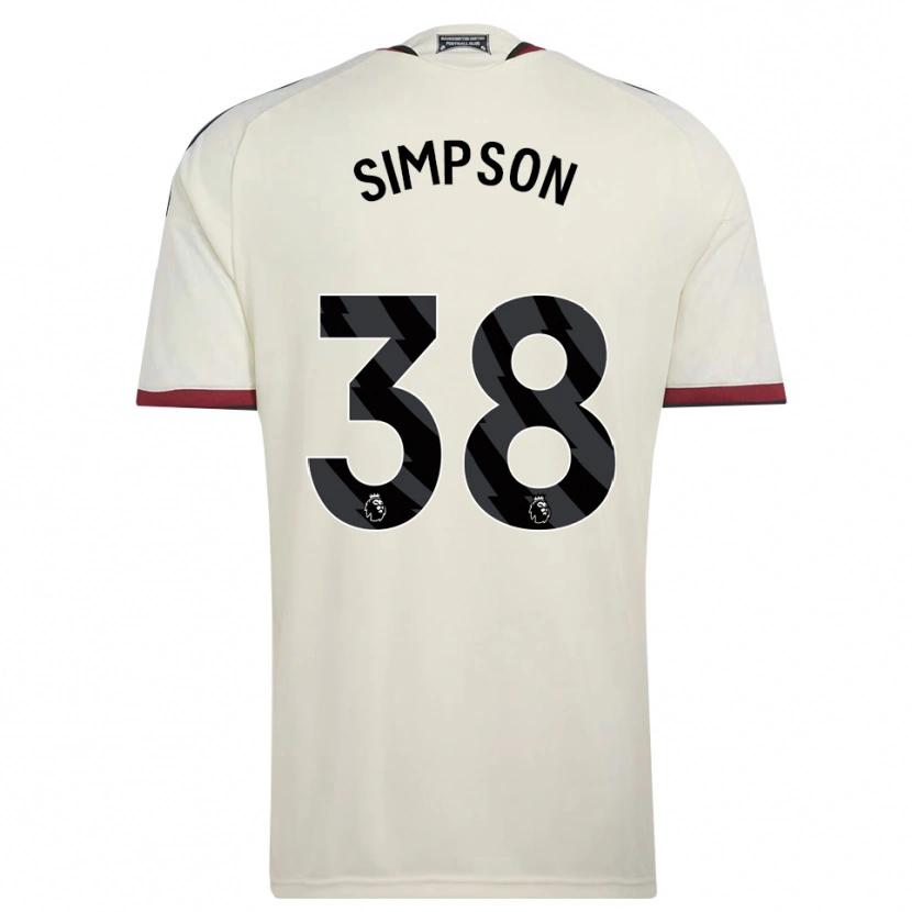 Danxen Mujer Camiseta Jess Simpson #38 Beige Negro Rojo Equipación Tercera 2026/27 La Camisa México
