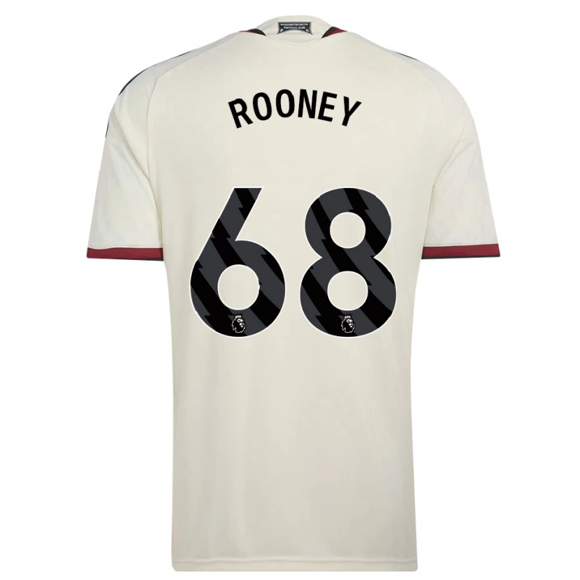 Danxen Mujer Camiseta Kai Rooney #68 Beige Negro Rojo Equipación Tercera 2026/27 La Camisa México