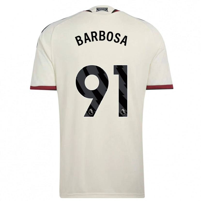 Danxen Mujer Camiseta Neithan Barbosa #91 Beige Negro Rojo Equipación Tercera 2026/27 La Camisa México