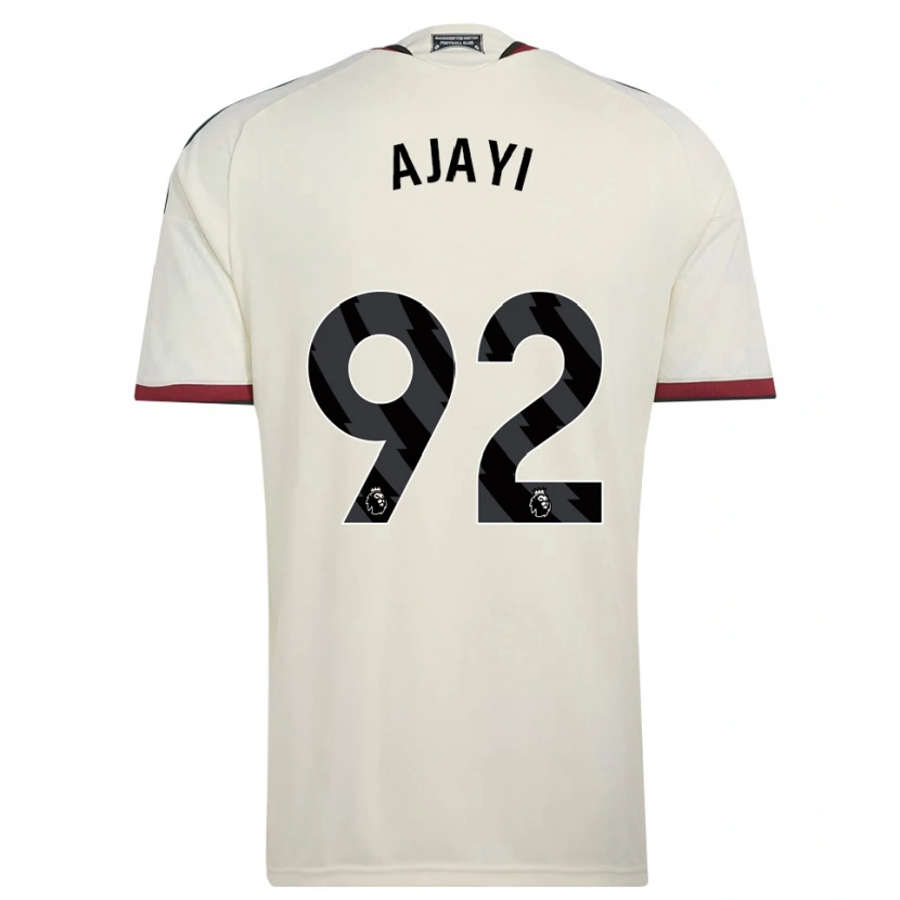 Danxen Mujer Camiseta Noah Ajayi #92 Beige Negro Rojo Equipación Tercera 2026/27 La Camisa México