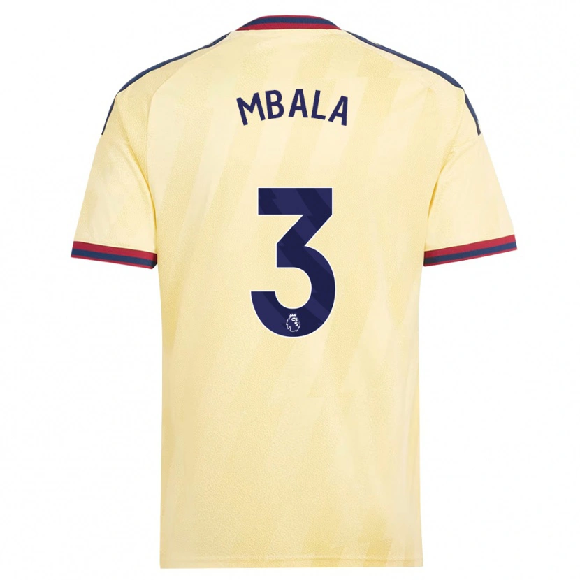 Danxen Mujer Camiseta Elyon Mbala #3 Amarilloclaro Azulmedianoche Equipación Tercera 2026/27 La Camisa México