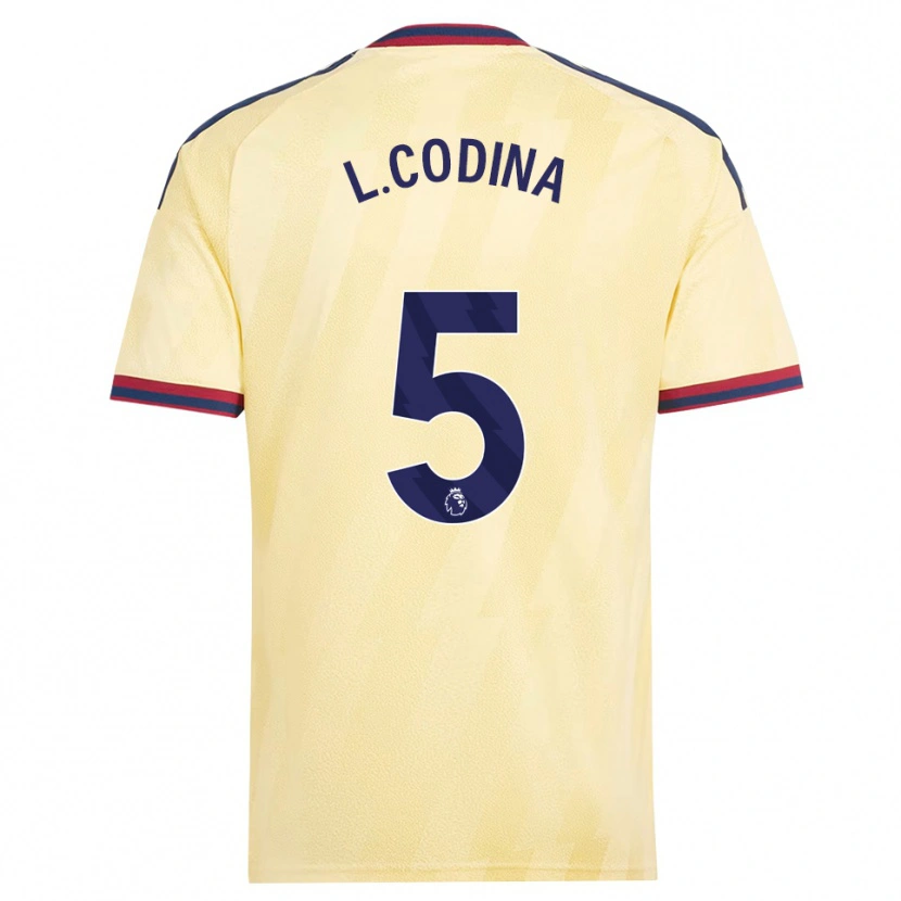 Danxen Mujer Camiseta Laia Codina #5 Amarilloclaro Azulmedianoche Equipación Tercera 2026/27 La Camisa México