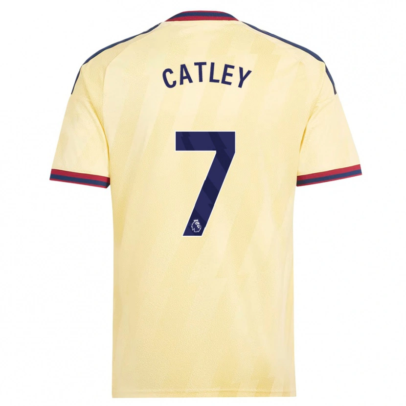 Danxen Mujer Camiseta Stephanie Catley #7 Amarilloclaro Azulmedianoche Equipación Tercera 2026/27 La Camisa México