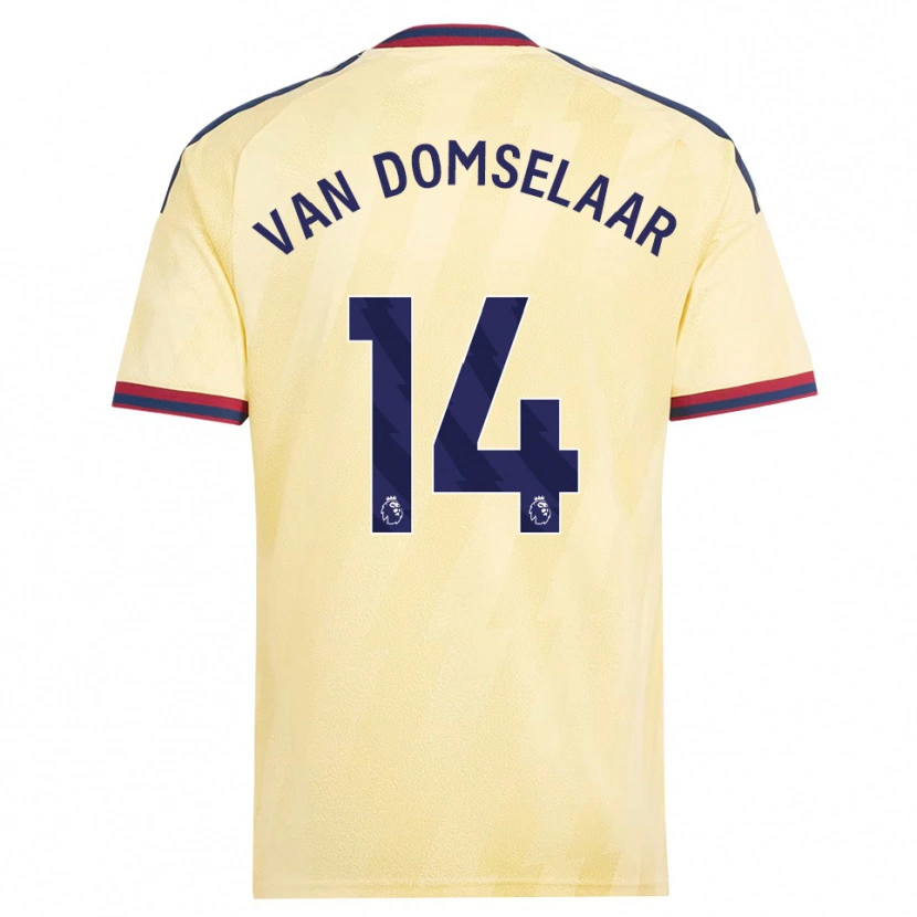 Danxen Mujer Camiseta Daphne Van Domselaar #14 Amarilloclaro Azulmedianoche Equipación Tercera 2026/27 La Camisa México