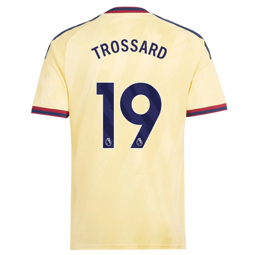 Danxen Mujer Camiseta Leandro Trossard #19 Amarilloclaro Azulmedianoche Equipación Tercera 2026/27 La Camisa México