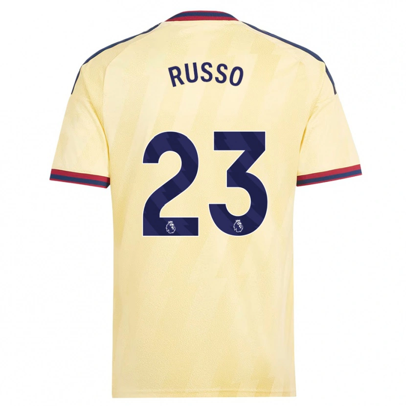 Danxen Mujer Camiseta Alessia Russo #23 Amarilloclaro Azulmedianoche Equipación Tercera 2026/27 La Camisa México