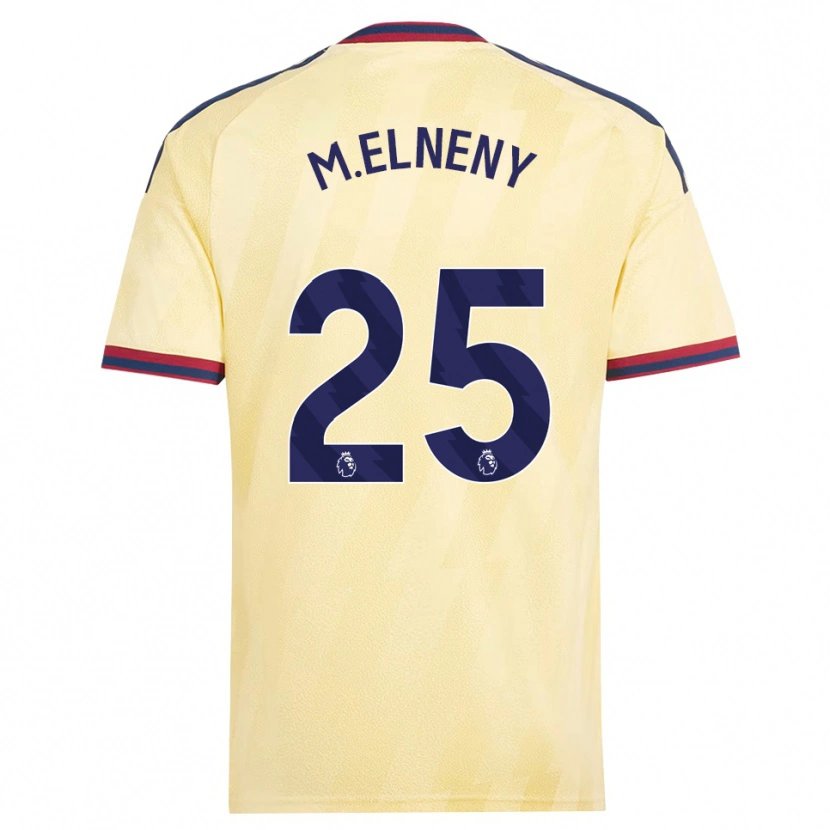 Danxen Mujer Camiseta Mohamed Elneny #25 Amarilloclaro Azulmedianoche Equipación Tercera 2026/27 La Camisa México
