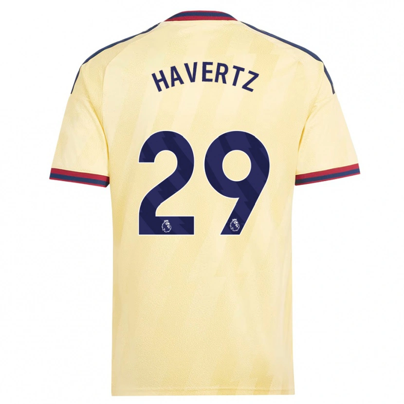 Danxen Mujer Camiseta Kai Havertz #29 Amarilloclaro Azulmedianoche Equipación Tercera 2026/27 La Camisa México