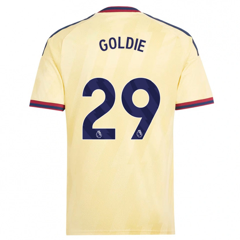 Danxen Mujer Camiseta Teyah Goldie #29 Amarilloclaro Azulmedianoche Equipación Tercera 2026/27 La Camisa México