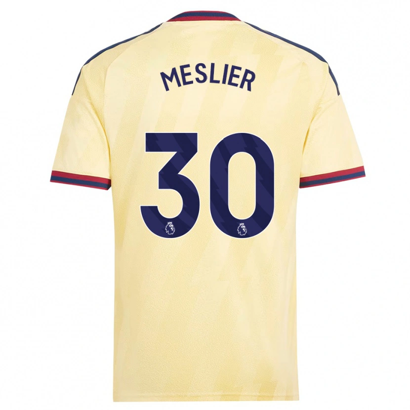 Danxen Mujer Camiseta Illan Meslier #30 Amarilloclaro Azulmedianoche Equipación Tercera 2026/27 La Camisa México