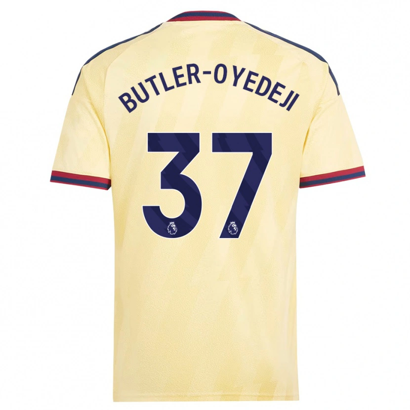 Danxen Mujer Camiseta Nathan Butler-Oyedeji #37 Amarilloclaro Azulmedianoche Equipación Tercera 2026/27 La Camisa México