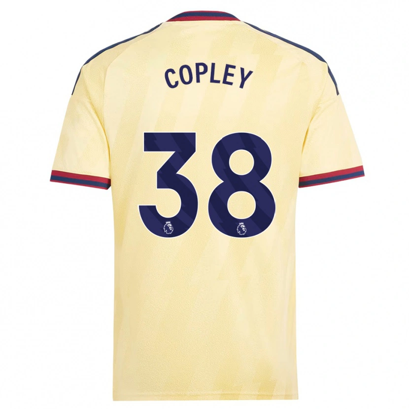 Danxen Mujer Camiseta Louie Copley #38 Amarilloclaro Azulmedianoche Equipación Tercera 2026/27 La Camisa México