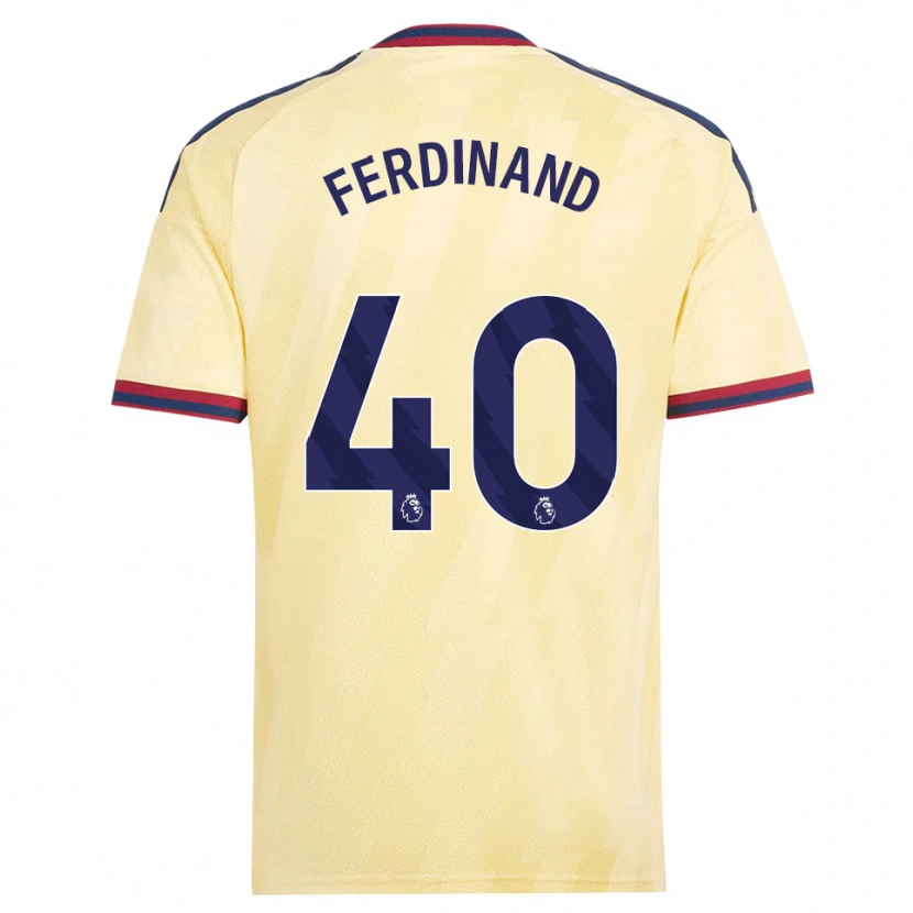 Danxen Mujer Camiseta Seb Ferdinand #40 Amarilloclaro Azulmedianoche Equipación Tercera 2026/27 La Camisa México