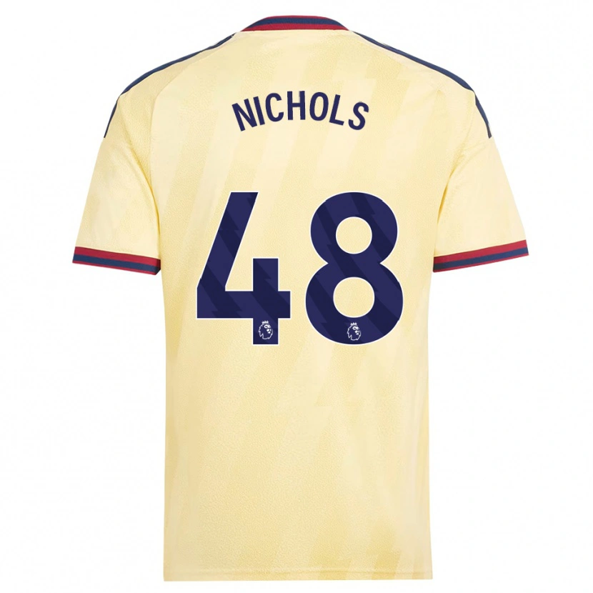 Danxen Mujer Camiseta Josh Nichols #48 Amarilloclaro Azulmedianoche Equipación Tercera 2026/27 La Camisa México