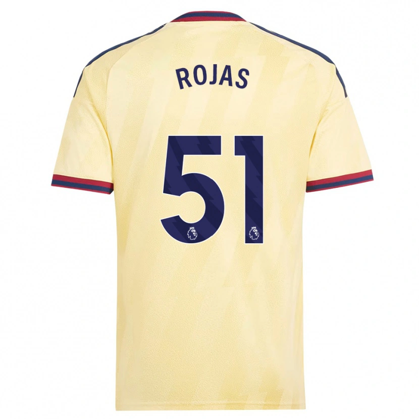 Danxen Mujer Camiseta Alexei Rojas #51 Amarilloclaro Azulmedianoche Equipación Tercera 2026/27 La Camisa México