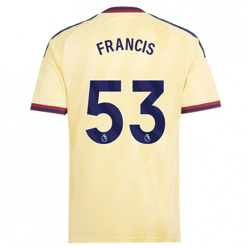 Danxen Mujer Camiseta Jack Henry Francis #53 Amarilloclaro Azulmedianoche Equipación Tercera 2026/27 La Camisa México