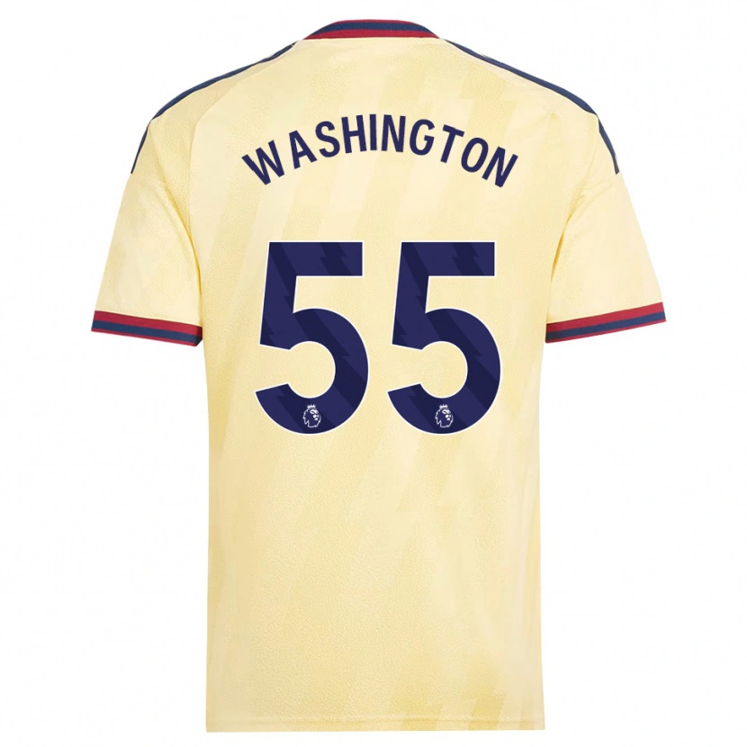 Danxen Mujer Camiseta Marcell Washington #55 Amarilloclaro Azulmedianoche Equipación Tercera 2026/27 La Camisa México