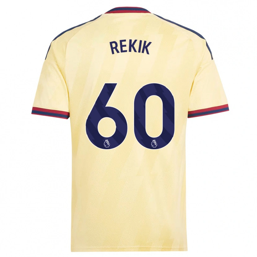 Danxen Mujer Camiseta Omar Rekik #60 Amarilloclaro Azulmedianoche Equipación Tercera 2026/27 La Camisa México