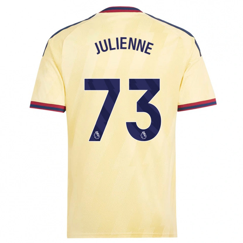 Danxen Mujer Camiseta Theo Julienne #73 Amarilloclaro Azulmedianoche Equipación Tercera 2026/27 La Camisa México