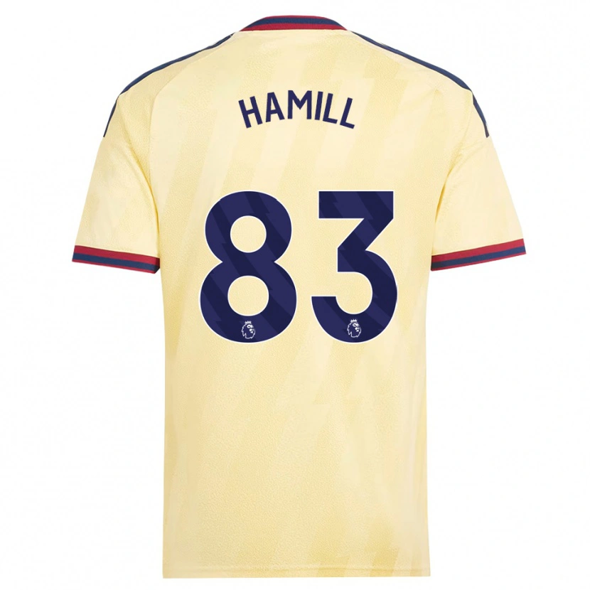 Danxen Mujer Camiseta Callan Hamill #83 Amarilloclaro Azulmedianoche Equipación Tercera 2026/27 La Camisa México