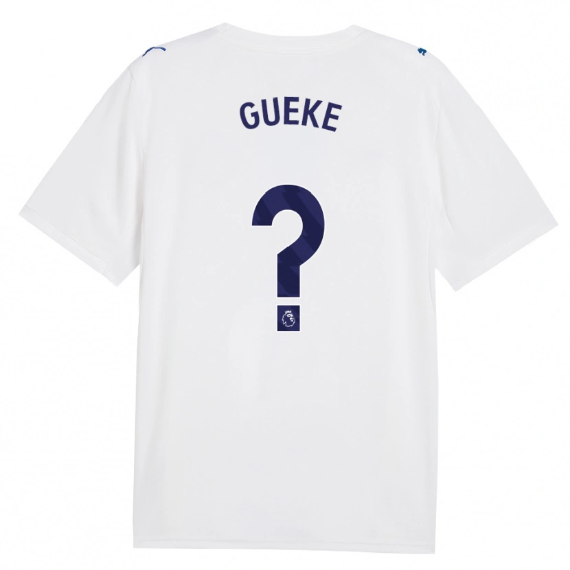Danxen Mujer Camiseta William Gueke #0 Azulmarino Blanco Equipación Tercera 2026/27 La Camisa México