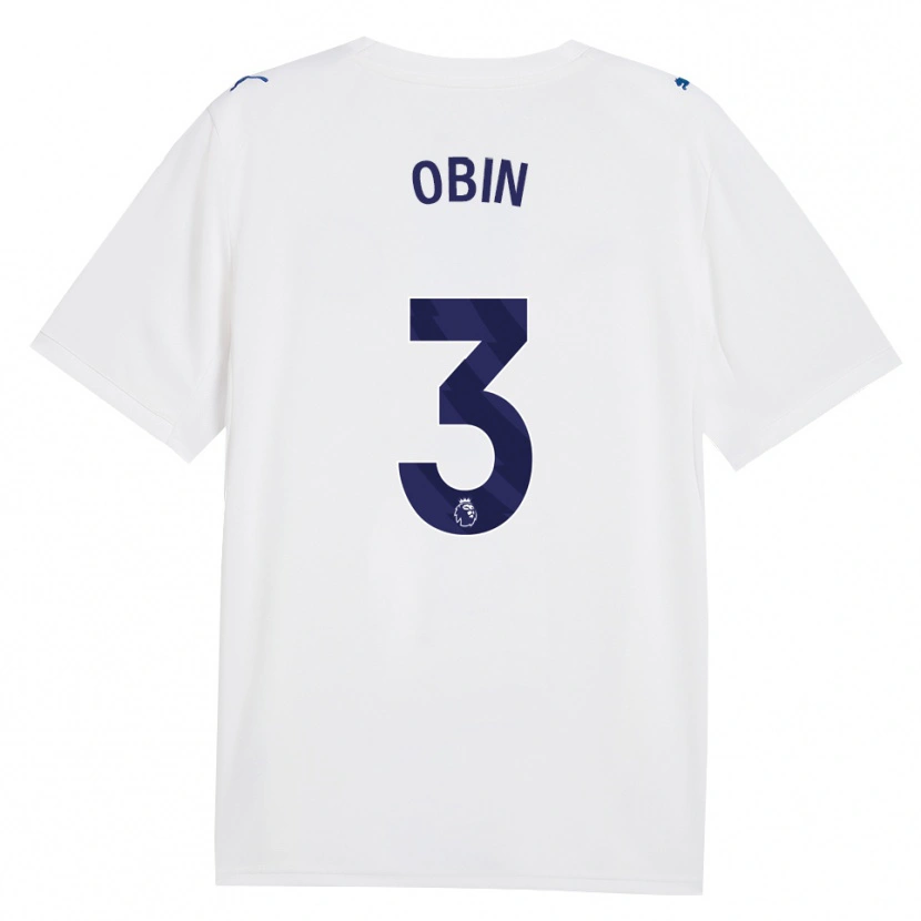 Danxen Mujer Camiseta Yohann Obin #3 Azulmarino Blanco Equipación Tercera 2026/27 La Camisa México